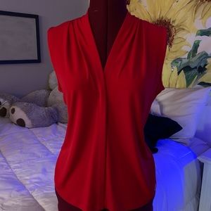 Calvin Klein Red Blouse/Tank!